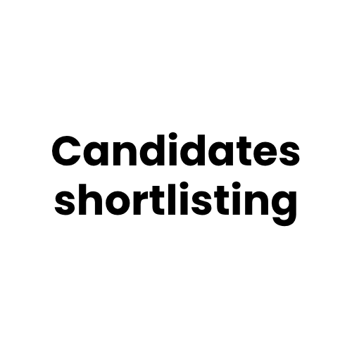 Candidates shortlisting