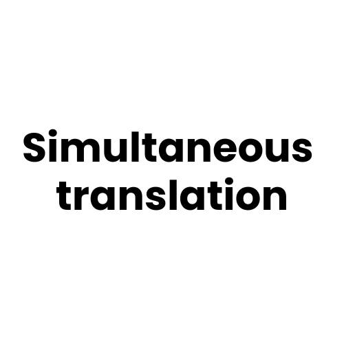 Simultaneous translation
